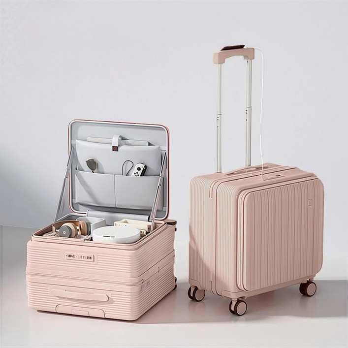 Chephie 무기한 A/S 보증 전면오픈 소형 기내용 여행용 캐리어