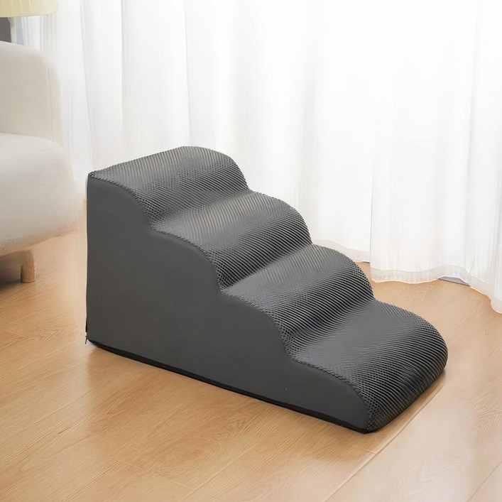 강아지 계단 높은 침대용계단 소형견 소파 침대 옆 3단계 계단 세탁 가능 기어올림 경사면