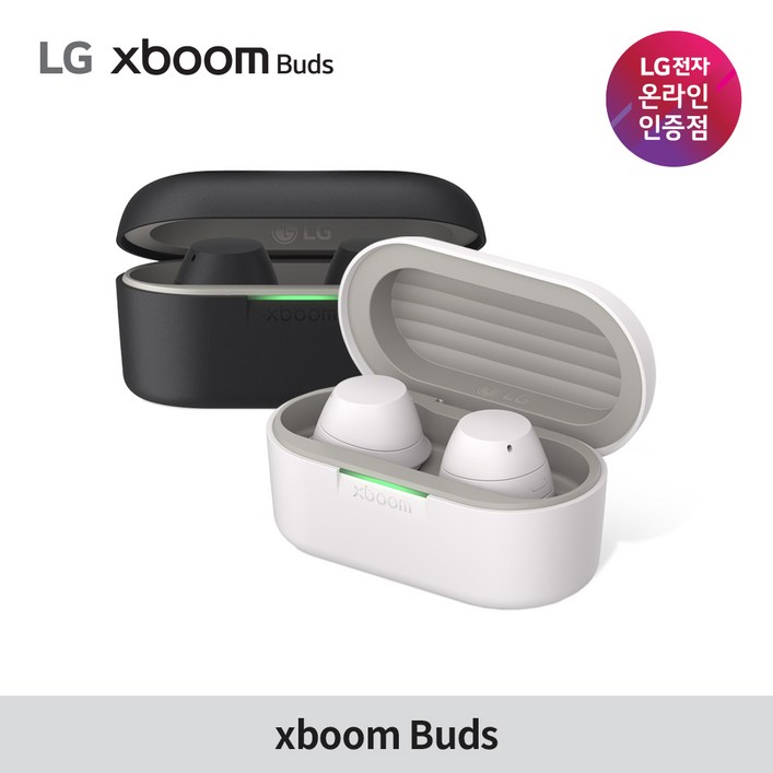 LG전자 엑스붐 버즈 XBOOM BUDS / 무선 블루투스 이어폰 TWS, 멀티 페어링, 생활 방수, 그래핀 드라이버, 블랙(A225)
