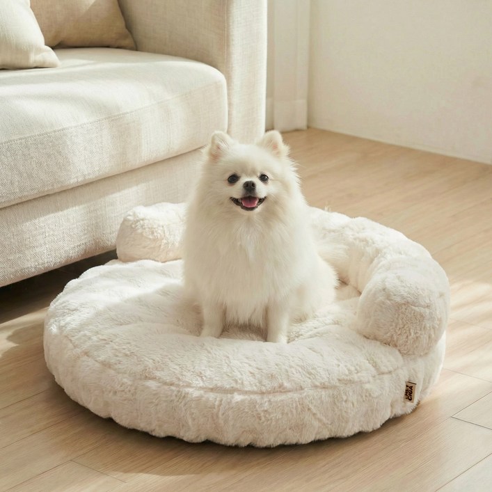 EHEYCIGA 부드러운 토끼털 강아지방석 반려견소파 방수 미끄럼방지