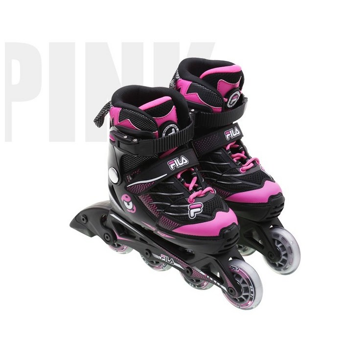 FILA 인라인스케이트 XONE POP 아동 키즈 어린이 주니어 1mm단위사이즈조절 고성능베어링 쿨메쉬원단