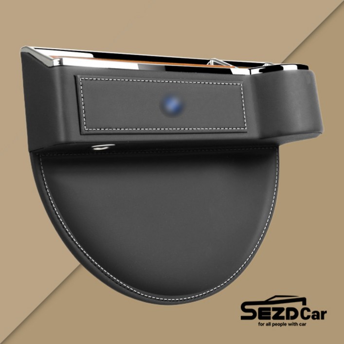 BMW 틈새수납 사이드포켓 컵홀더 실내수납 틈새쿠션 5시리즈 7시리즈 X4 X5 X6 X7 X3 X1 X2 3시리즈, BMW블랙조수석, 1개