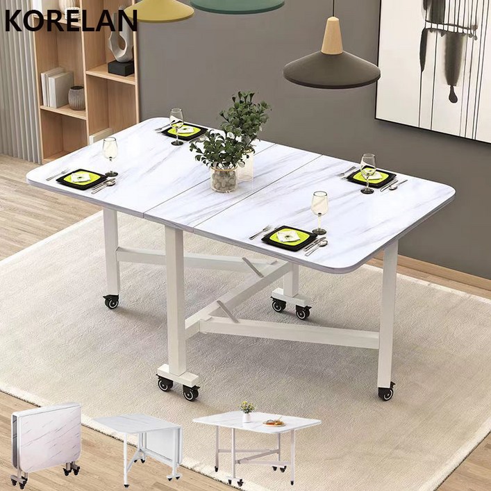 KORELAN 1200×700 원터치 접이식 다용도 이동식 식탁 접이식 식탁 접이식식탁테이블 사무용책상 KORELAN 1200×700 원터치 접이식 다용도 이동식 식탁 접이식 식탁 접이식식탁테이블 사무용책상