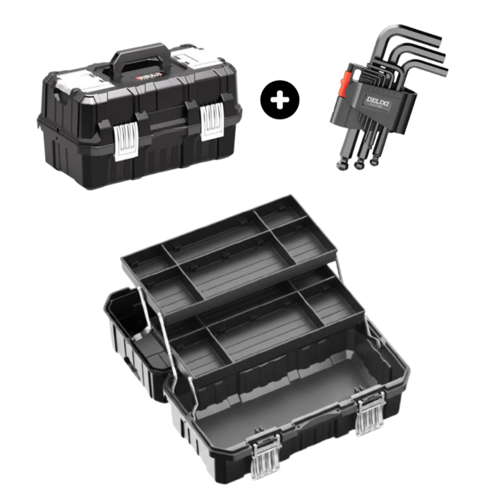 핸디박스 다목적 3단 공구함, 1개