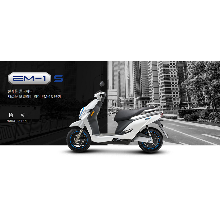 대림 오토바이 EM-1S 최신형 전기 스쿠터 - 쇼핑앤샵