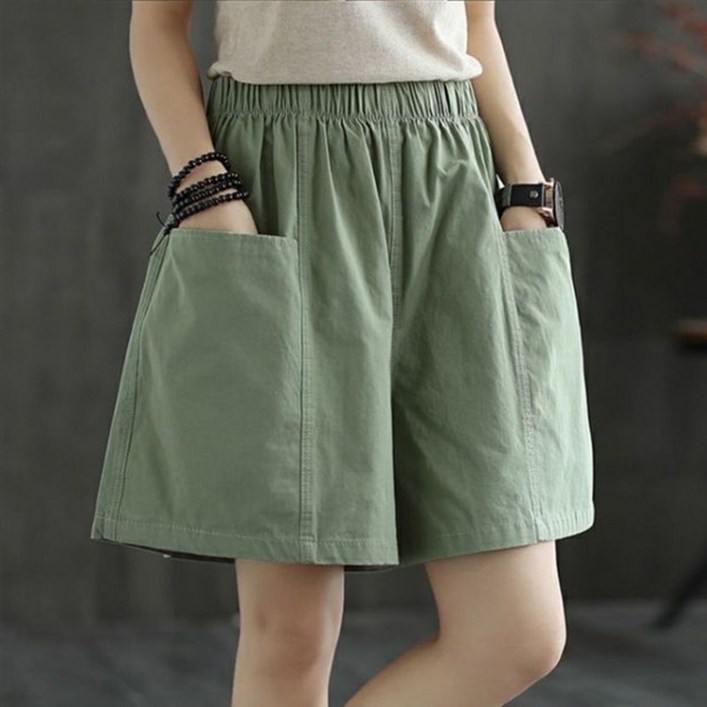 블랑루즈 빅포켓 러프 데일리 반바지