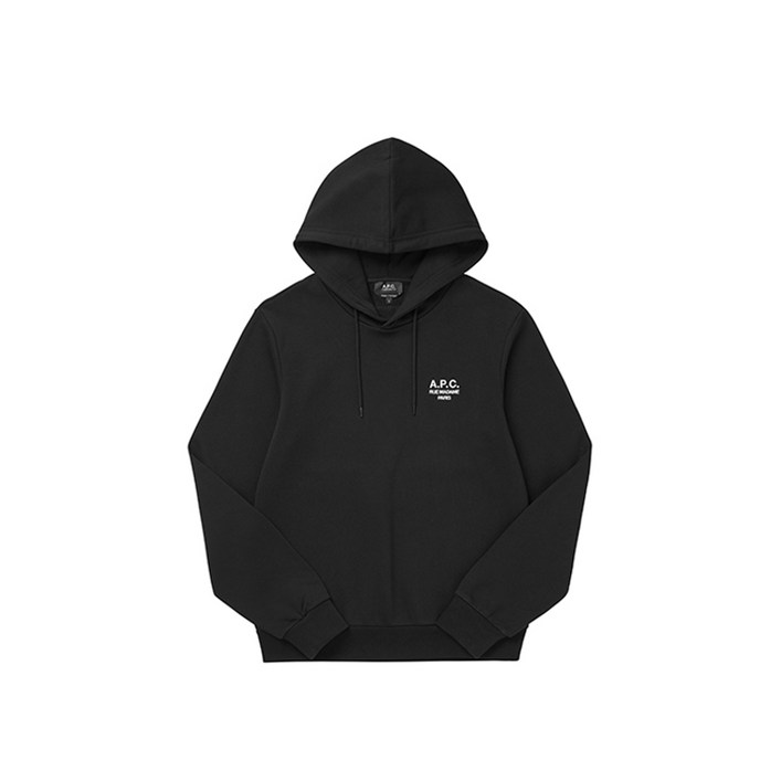 아페쎄 남녀공용 RUE MADAME 스탠다드 후드티COHBV M27914 TZC NOIRBLANC