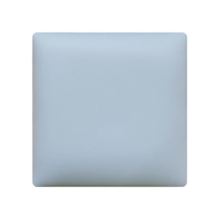 대성쇼파 네모 보호벽쿠션기본 민자형, 라이트 블루, 1개