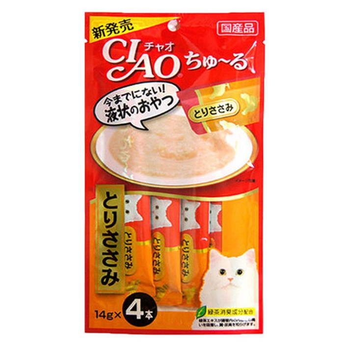 이나바 챠오츄르 고양이간식 대용량 SC73 닭가슴살 40개입