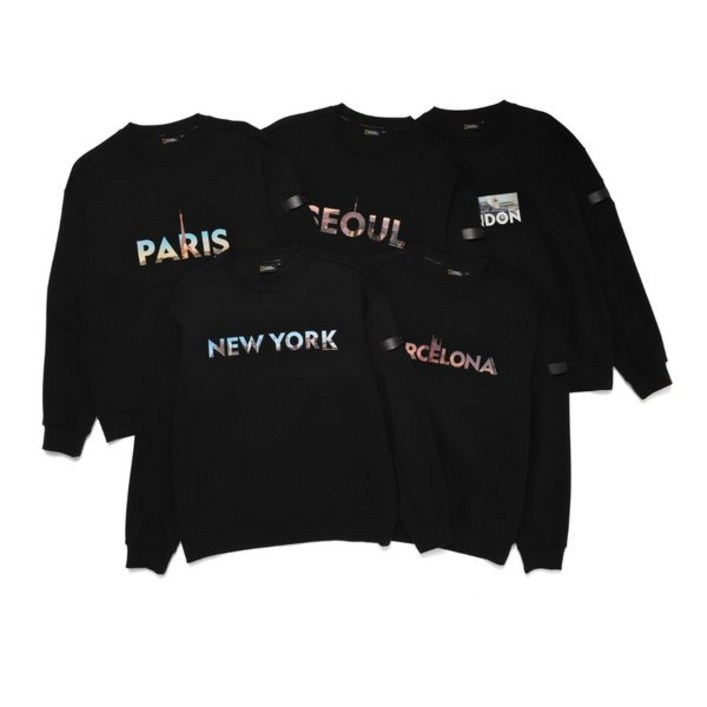 매장정품 내셔널지오그래픽 내셔널지오그래픽 NGOA 어반 시티 맨투맨 (세미루즈핏) N221USW230 222157