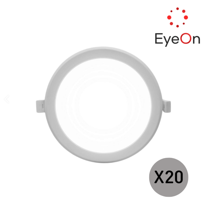 아이온 AS2년 6인치 다운라이트 15W 주광전구주백 아주밝음 방습 플리커프리, 20개, 주광색하얀색