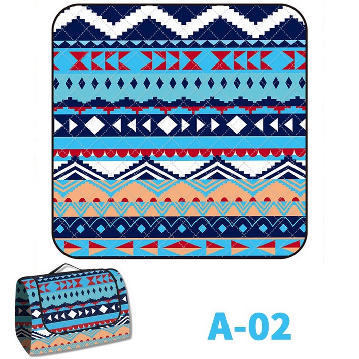 씽크라이프 푹신한 두꺼운 피크닉 양면방수 돗자리 감성 캠핑 매트 대형