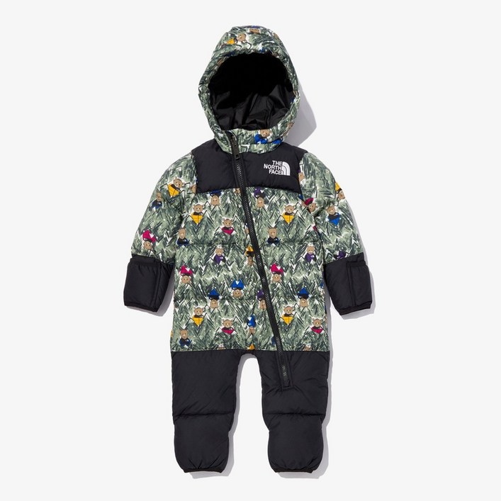 노스페이스키즈 아기 우주복 NQ1DN92 베이비 1996 레트로 눕시 원피스 BABY RETRO NUPTSE ONE PIECE (백화점정품)ST6592