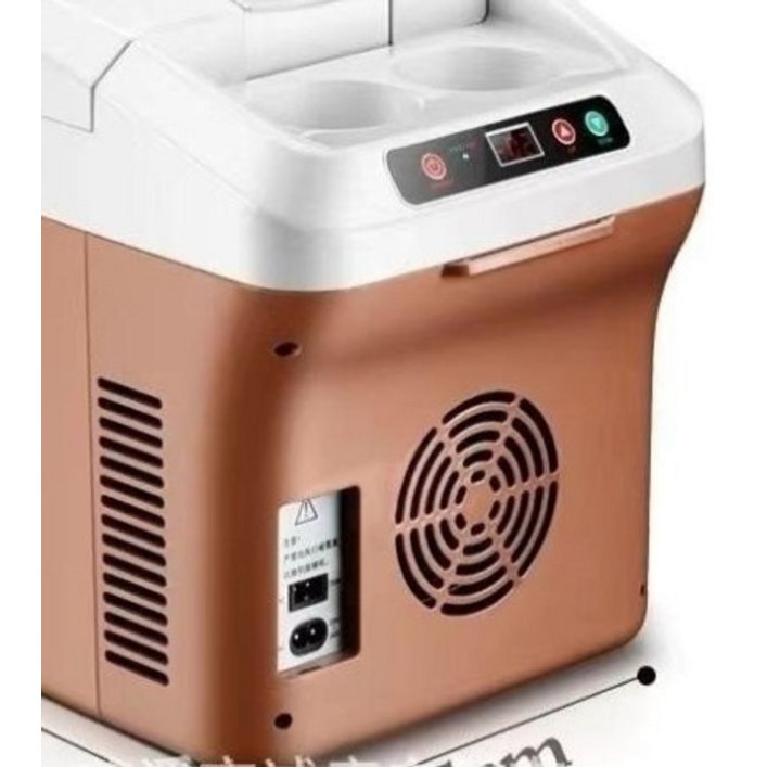 미니 냉장고 차량용 캠핑용 음료 과일 야채 화장품 이중 절연 상자, 12V/220V (12V 단일), 1L