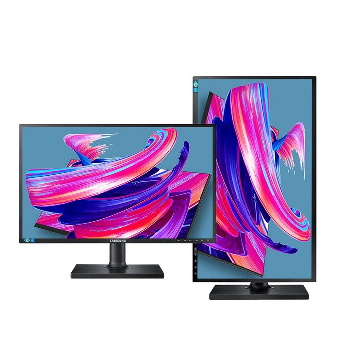 삼성전자 S24C45K S24E45K LED FHD 피벗높낮이 24인치사무업무용 중고