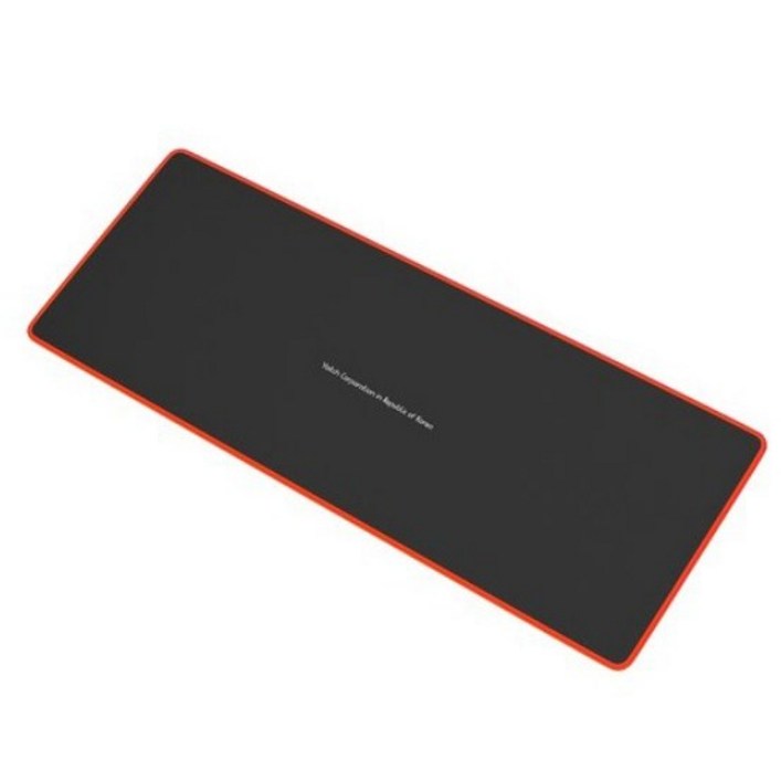 요이치 게이밍 마우스 장패드 800 x 300 x 5 mm, 블랙  레드, 1개