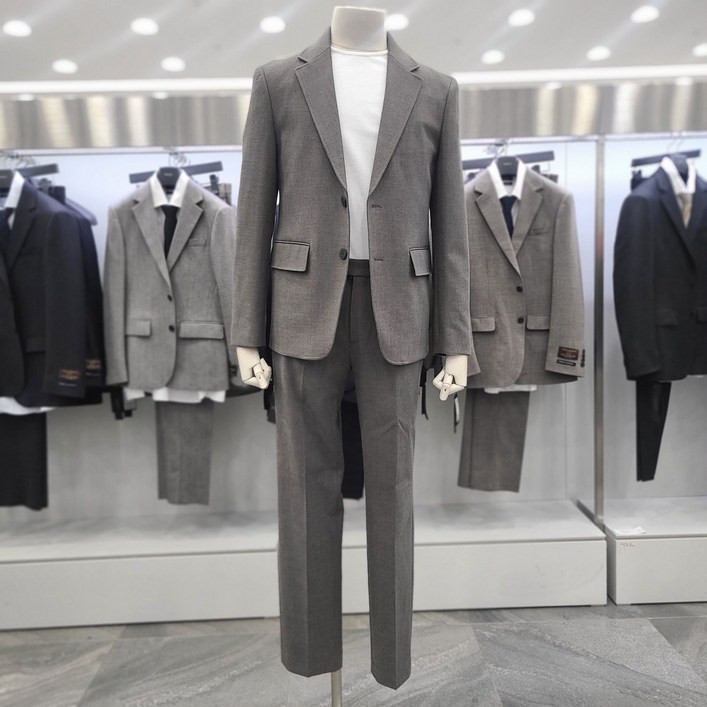 백화점 출고 모다아울렛앤드지베이직 투버튼 캐주얼 셋업 수트 BLF5KG1001 SET BEDJ 대전점