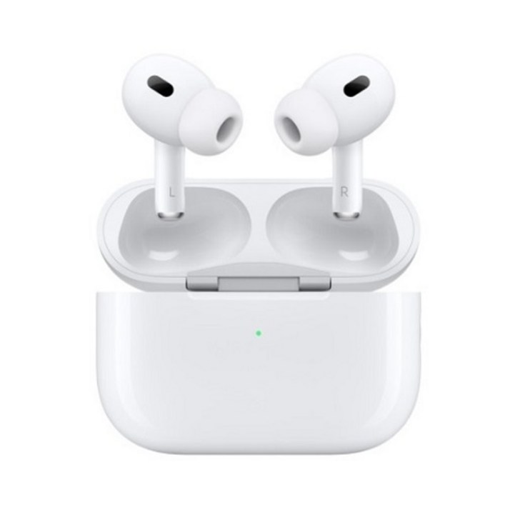 Apple 2023 에어팟 프로 2세대 USB-C 블루투스 이어폰 화이트 MTJV3KH/A, 화이트, MTJV3KH/A