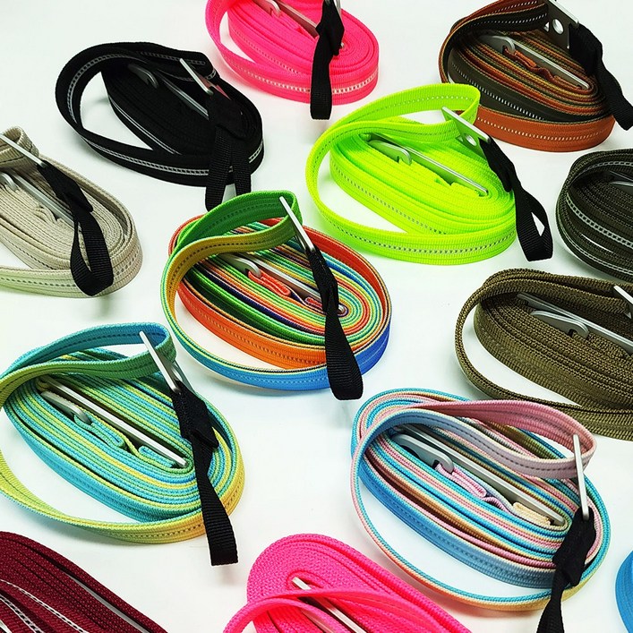 페르니 빛반사 타프 웨빙 스트랩 스트링 멀티끈 보조 국산, 레인보우팝