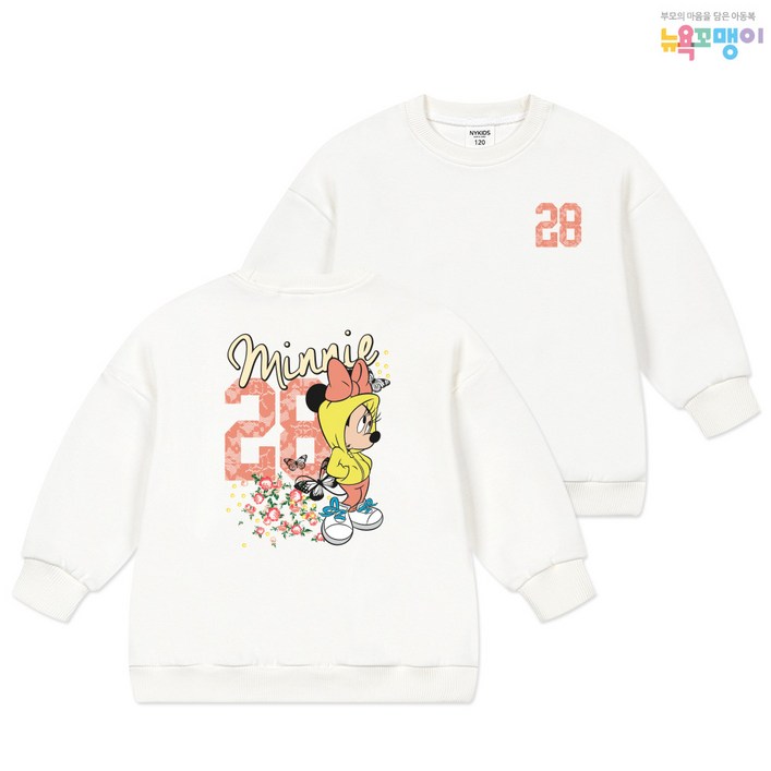 뉴욕꼬맹이 디즈니 맨투맨(오버핏) 티셔츠 G182 - 아동 주니어 오버핏맨투맨