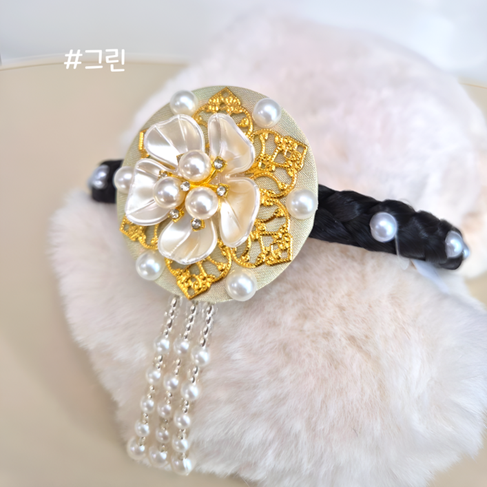 한복머리장식 여아헤어밴드 한복머리띠 한복머리띠 한복머리장식 여아헤어밴드 한복머리띠 한복머리띠
