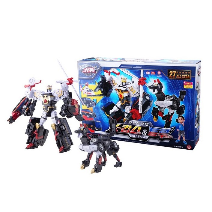 초이락 헬로카봇 경찰특공대 K캅스 앤 트루 올스타 로봇장난감