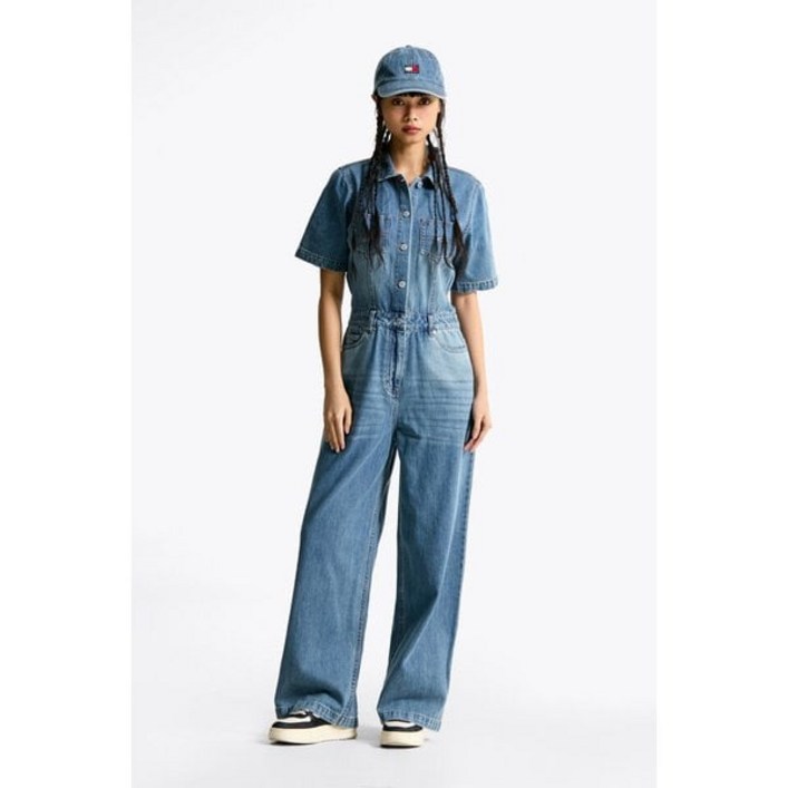 타미진스 여성 데님 보일러 프수트 T32F0WOP12TWT2 TOMMY JEANS 758495
