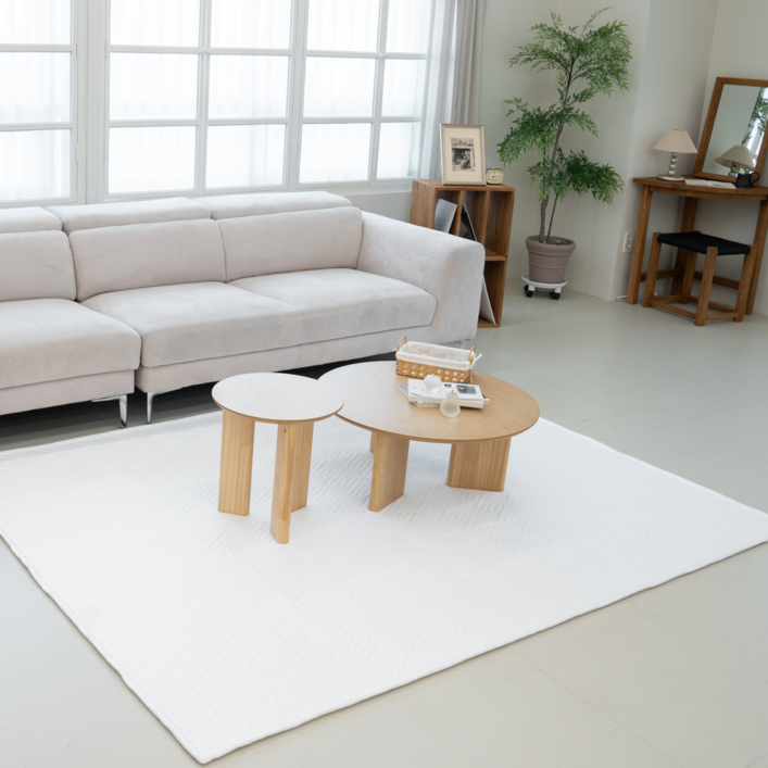 온결 듀라론 시원한 여름 냉감러그 냉감카페트