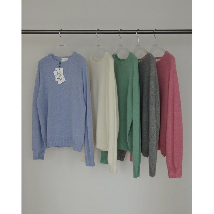 에이미그레이스 비비 알파카 홀가 니트