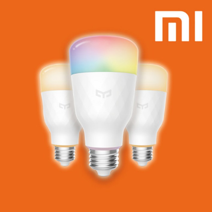 샤오미 전구 이라이트 무드등 취침등 밝기 조절 스마트 LED 전구 이엘라이트 [샤오미몰 정품], 1개