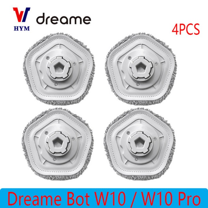 가성비로봇청소기 자동청소기 스마트 가정용 로봇 진공 청소기용 걸레 패드 Dreame W10 Pro 청소기 셀프 클리닝 및 천 교체 부품 액세서리