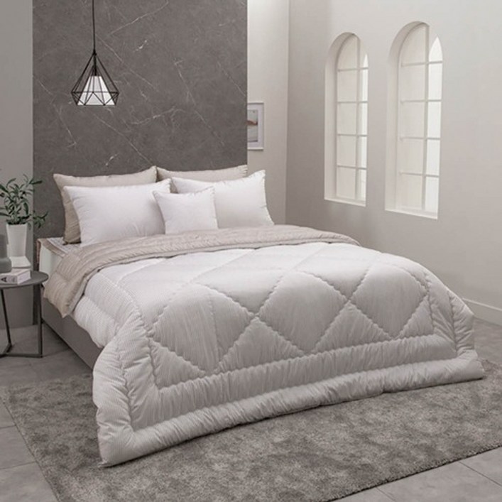 알레르망 에일2 차렵이불 D 단품 베이지리버서블차렵이불1p