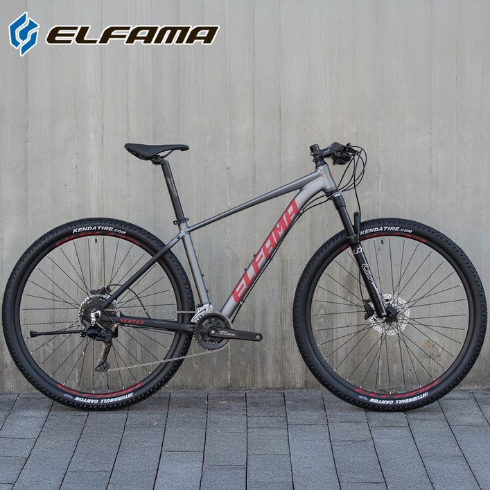 엘파마 벤토르 V4  입문용 MTB 자전거, 1개, 1042cm, 스모크그레이  XS 27.5인치