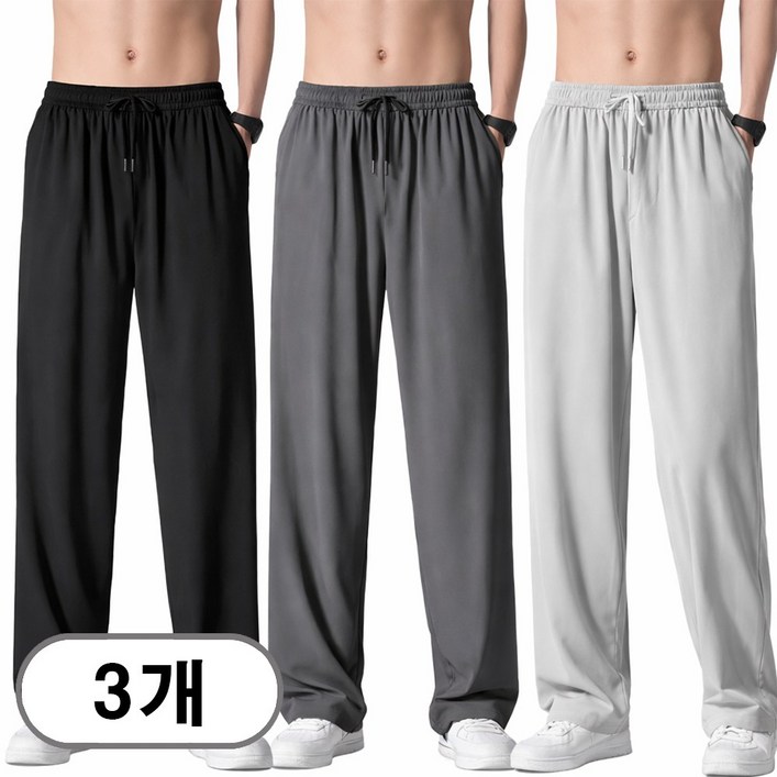 차쿠 111 남성 여름 슬랙스 팬츠 바지 아이스  일자핏 쿨시원한 작업바지 빅사이즈