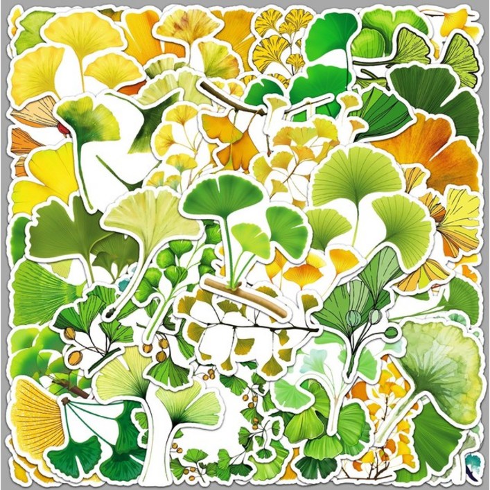 가을 낙엽 스티커 G형 세트 나뭇잎 꾸미기 포용 다꾸