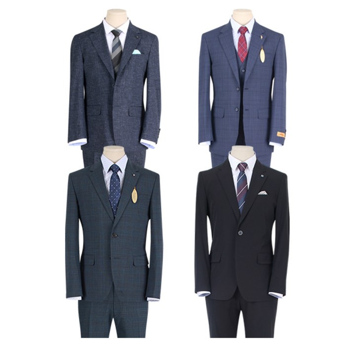 티지패션 TG패션 베이직핏 여름 남성 정장세트 4종 모음