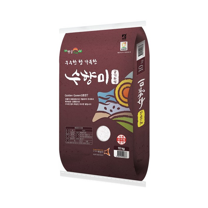 햅쌀 수향미 10kg 골드퀸3호 상등급 최근도정 단일품종, 10kg, 1개