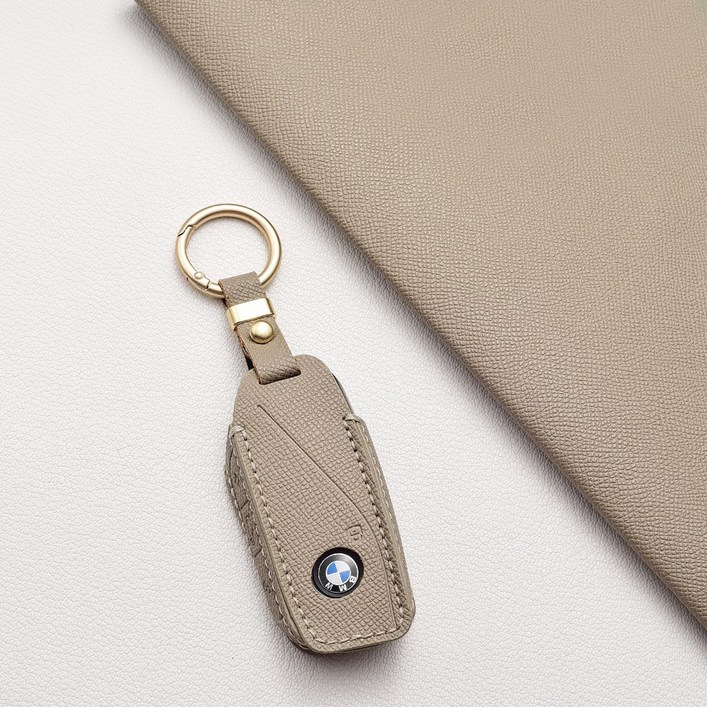 BMW 차키케이스 고급 천연소가죽  전차종 호환 1,2,3,4,5,6,7,8,M,X시리즈, BMW G 타입, 에토프그레이