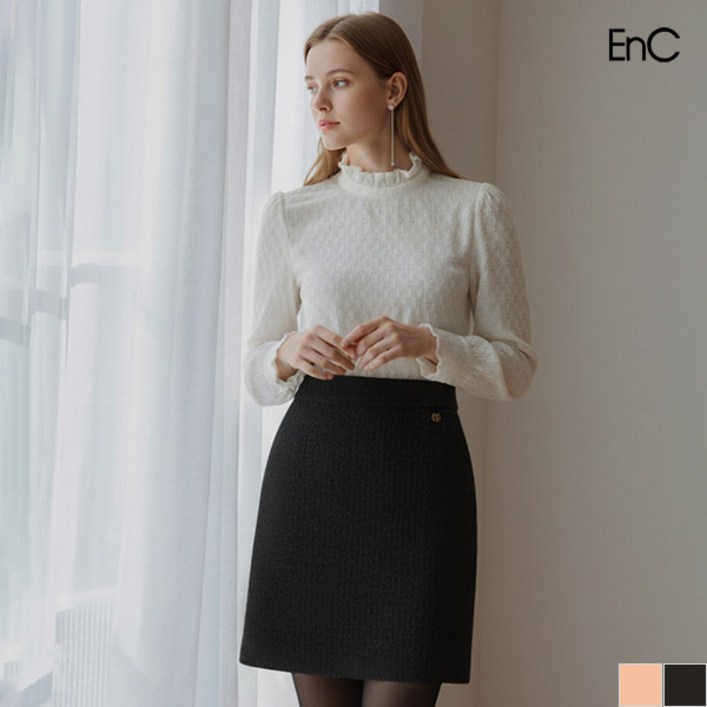 [ENC]양모A라인 미니스커트 (ENWH34T02W)