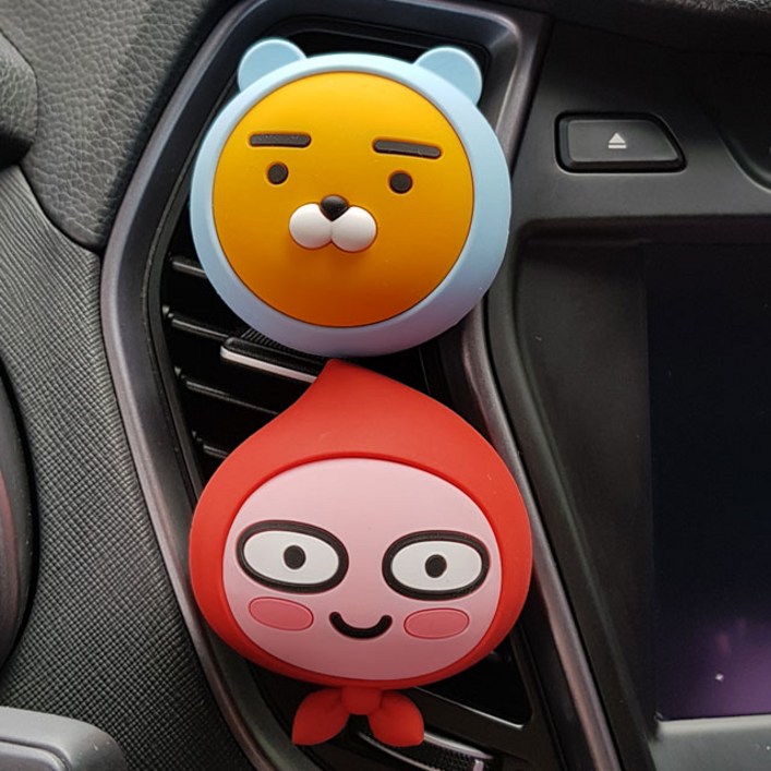 카카오프렌즈 시즌3 통풍구형 방향제 페이스어피치