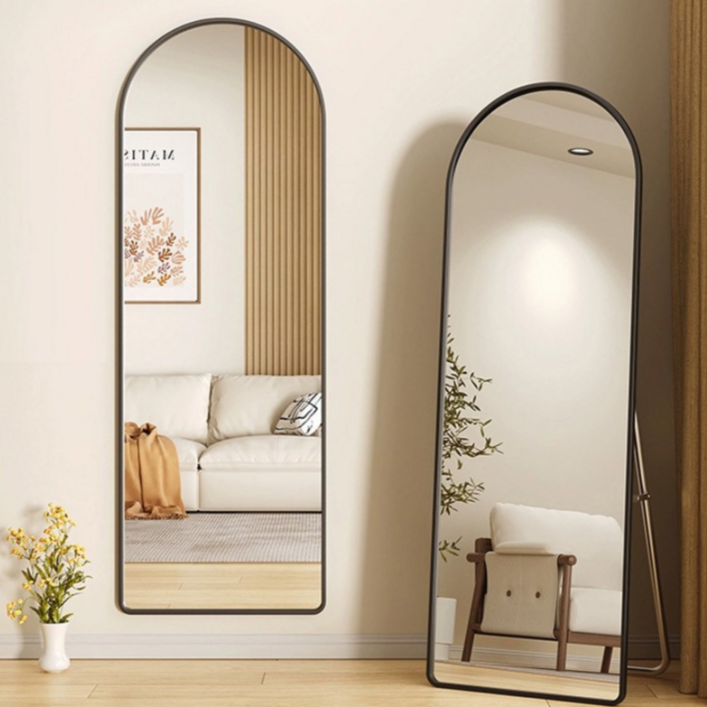 워너픽 스탠드 아치형 전신거울, 블랙B