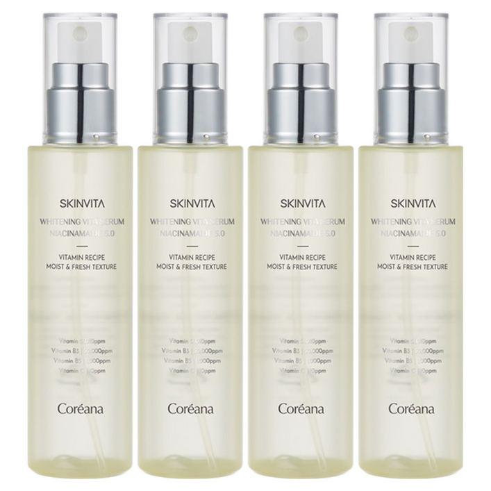 스킨케어코리아나 스킨비타 나이아신아마이드5.0 화이트닝 미백 에센스 세럼 100ml  1개관리5115909, 4개, 100ml