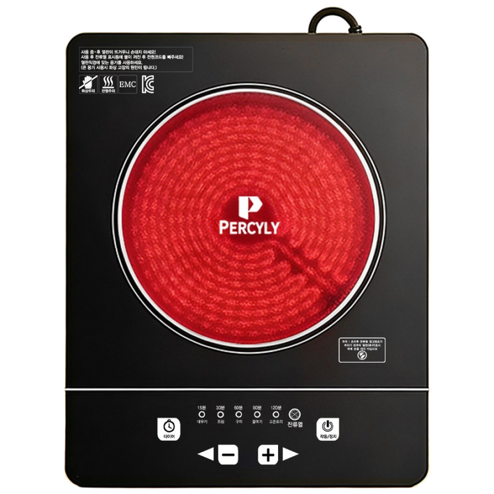 1구 하이라이트  전기레인지 인덕션 전기렌지 전기 스토브