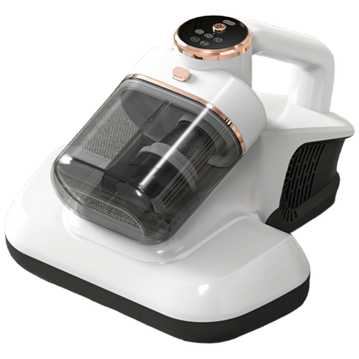 HU LULU 무선 스마트 다용도 UV살균 침구청소기 진드기 청소기, 화이트