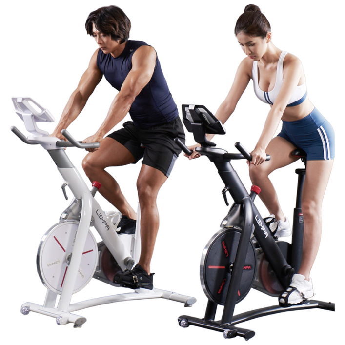 렉스파 스피닝자전거 가정용 실내자전거 유산소운동 어썸바이크 YL-7000, 블랙, 단일상품