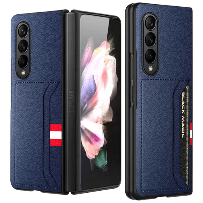 갤럭시Z폴드4 카드 수납 케이스 강화유리 일체형