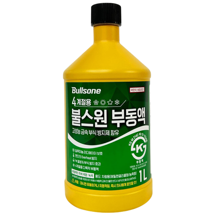 불스원 부동액 3L 냉각수, 1개, 1L