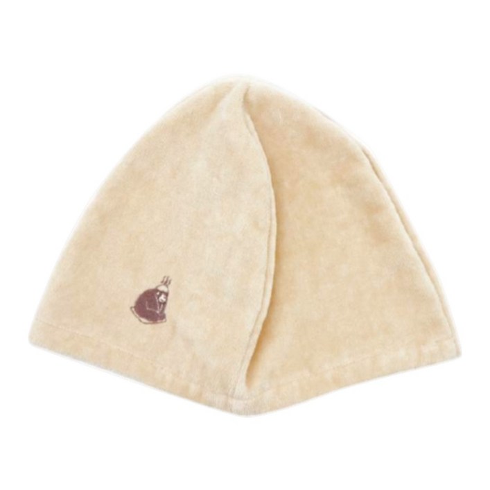 일본 고릴렉스 사우나모자 이마바리 타월제품, 베이지, 1개