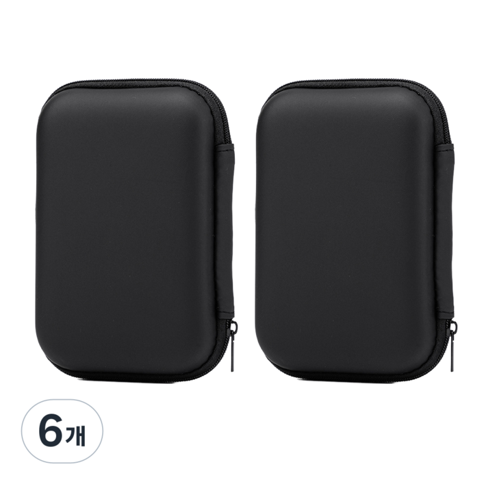 에스에이케이 보조배터리 외장하드 파우치, 6개