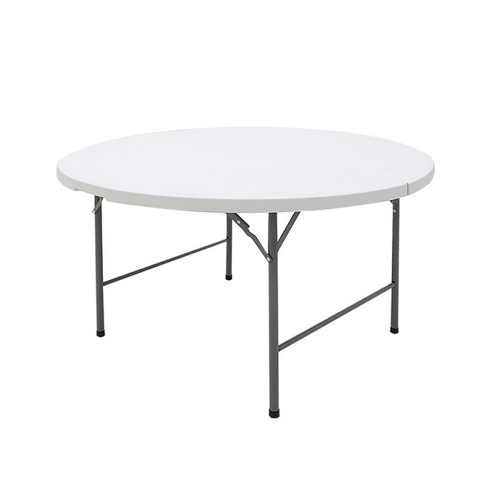 오에이데스크 브로몰딩 원형 접이식 테이블